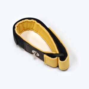 Bracelet electrode (yellow, synthetic leather)