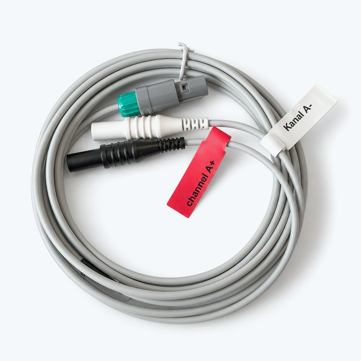 McMakin electrode connection cable red/white, pair